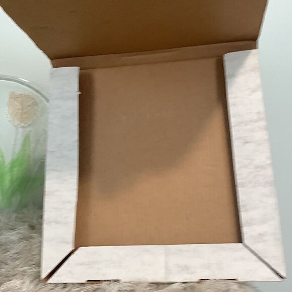 Vintage Tulip L.E. Smith Glass Co. Floral 13" Platter Plate - Picture 9 of 15